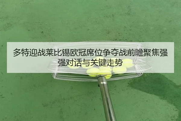 多特迎战莱比锡欧冠席位争夺战前瞻聚焦强强对话与关键走势